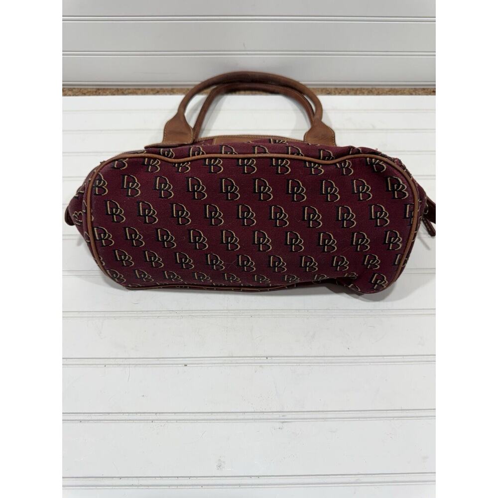 Authentic Dooney & Bourke Women's Red Gold Luxury Shoulder Bag - Picture 5 of 13